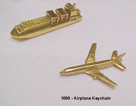 1008 - Airplane Keychain