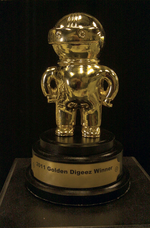 Polished Pewter Owl Trophy Corporate Event Award